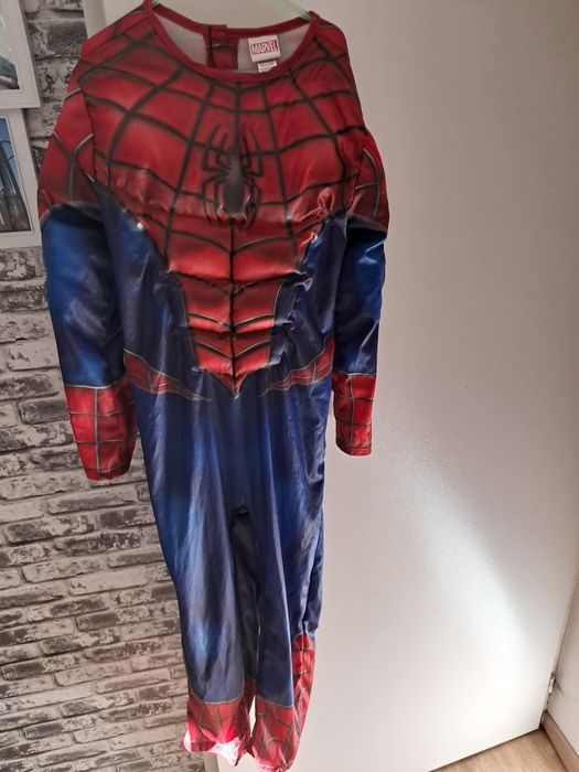 Strój spiderman. Chłopiec.