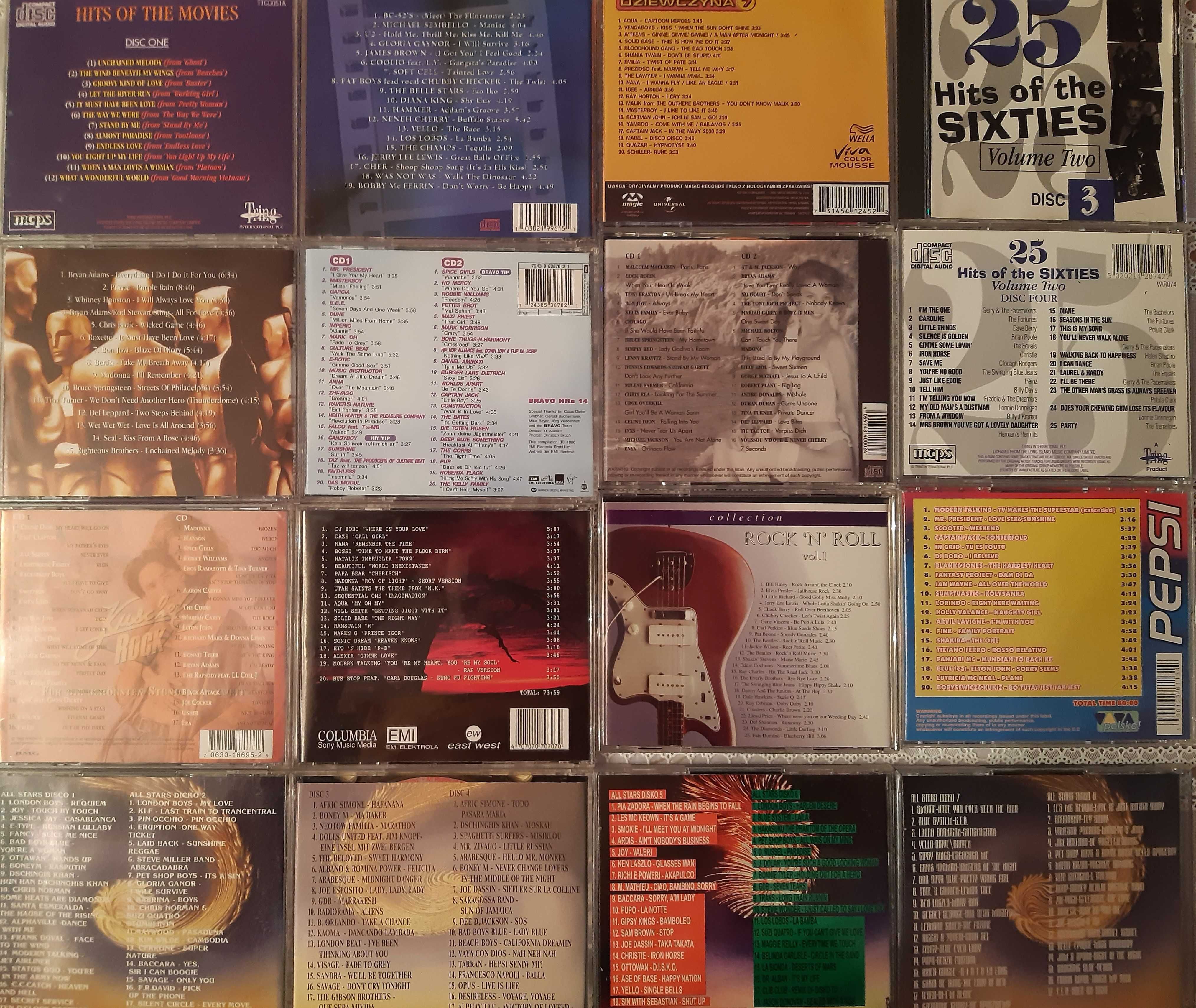 Płyty CD z muzyką -głównie lata 80-te i 90-te