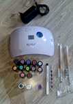 NeoNail Zestaw lakiery hybrydowe lampa