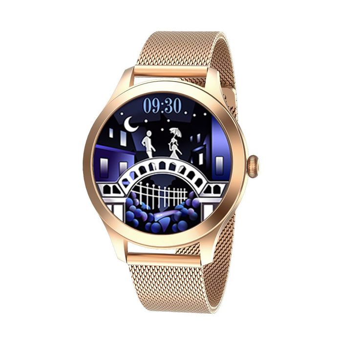 damski smartwatch g.rossi sw014g-2 różowe złoto