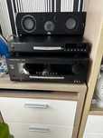 amplituner Harman-Kardon z otwarzaczem DVD + glosniki