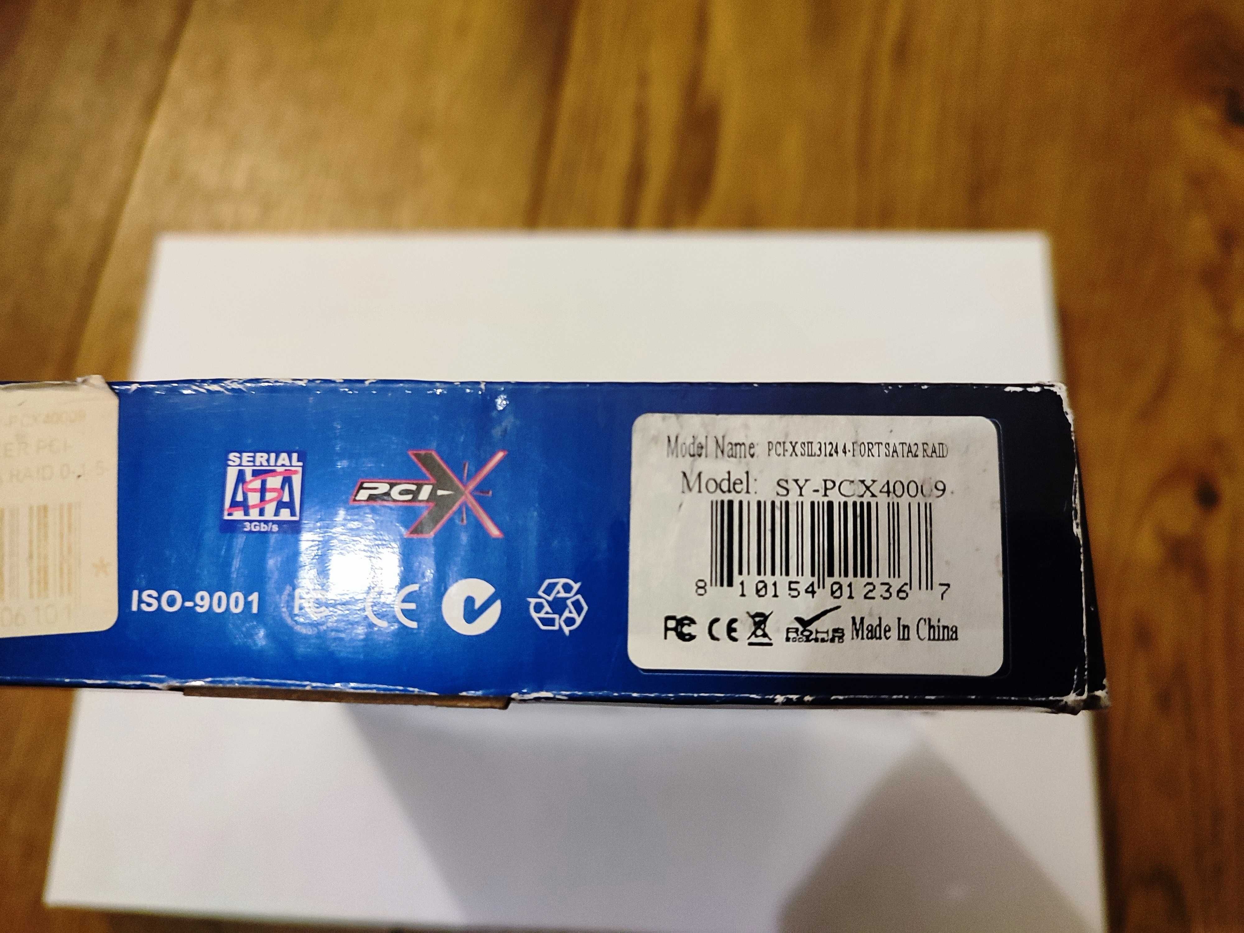 Kontroler RAID PCI 4x SATA2 3 GB/s  SYBA P/N:SY PCX40009