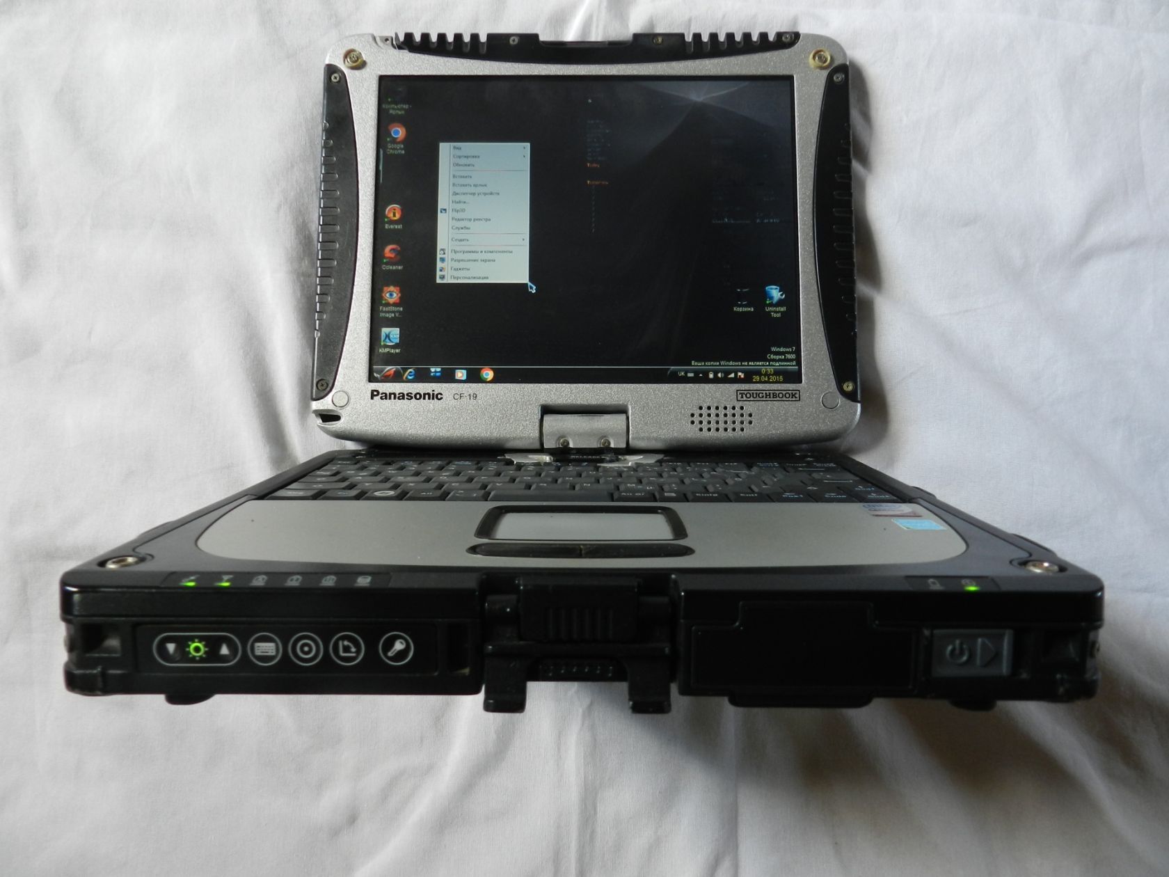 Захищений військовий toughbook Panasonic CF19 робочій без резерву