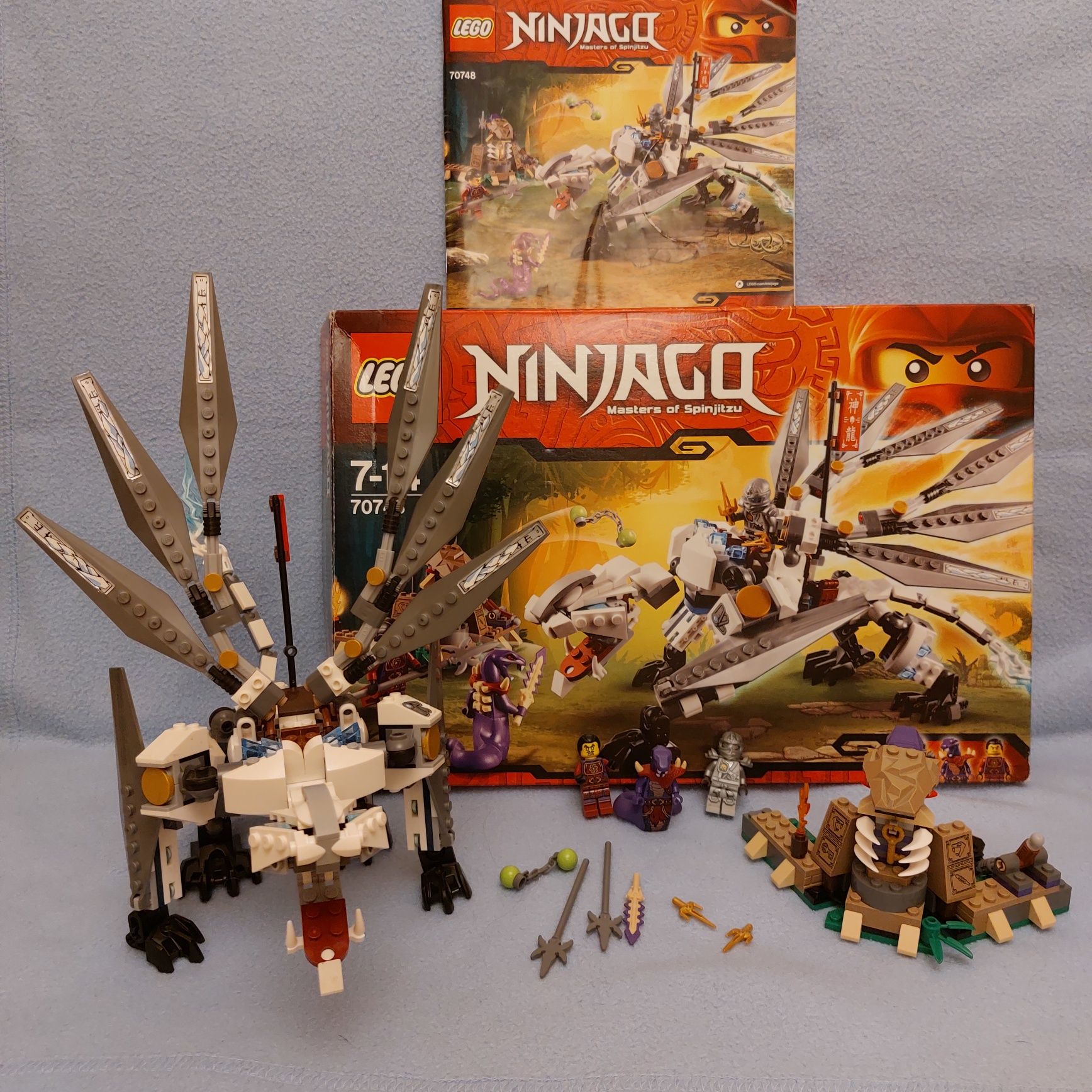 Lego Ninjago Tytanowy Smok 70748 z 2015 r.  pudełko unikat