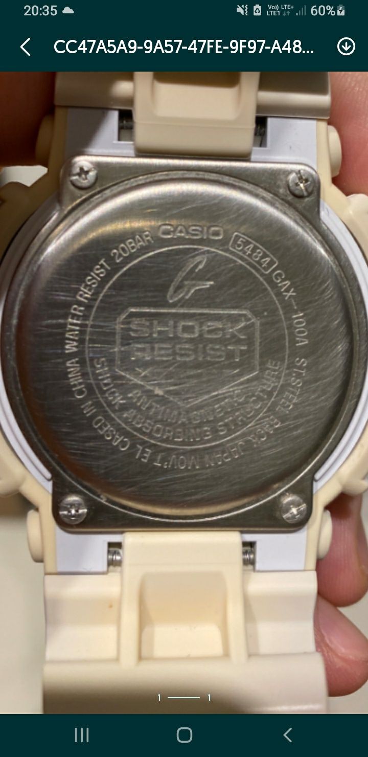 Zegarek Casio gshock GAX-100A-7ADR