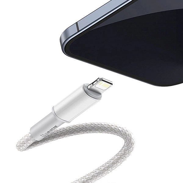 Kabel Baseus Catlgd-a02 Lightning - Usb-c Pd 20w 480Mb/s 2m - biały