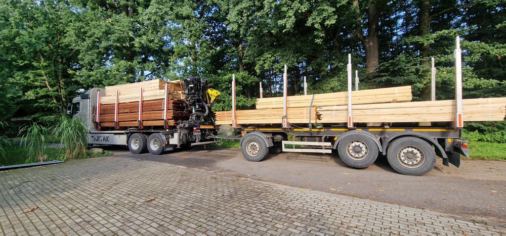 Więźba dachowa deski szalunkowe