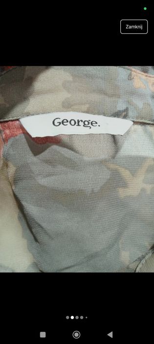 Nowa koszula damska mgiełka George XL/XXL