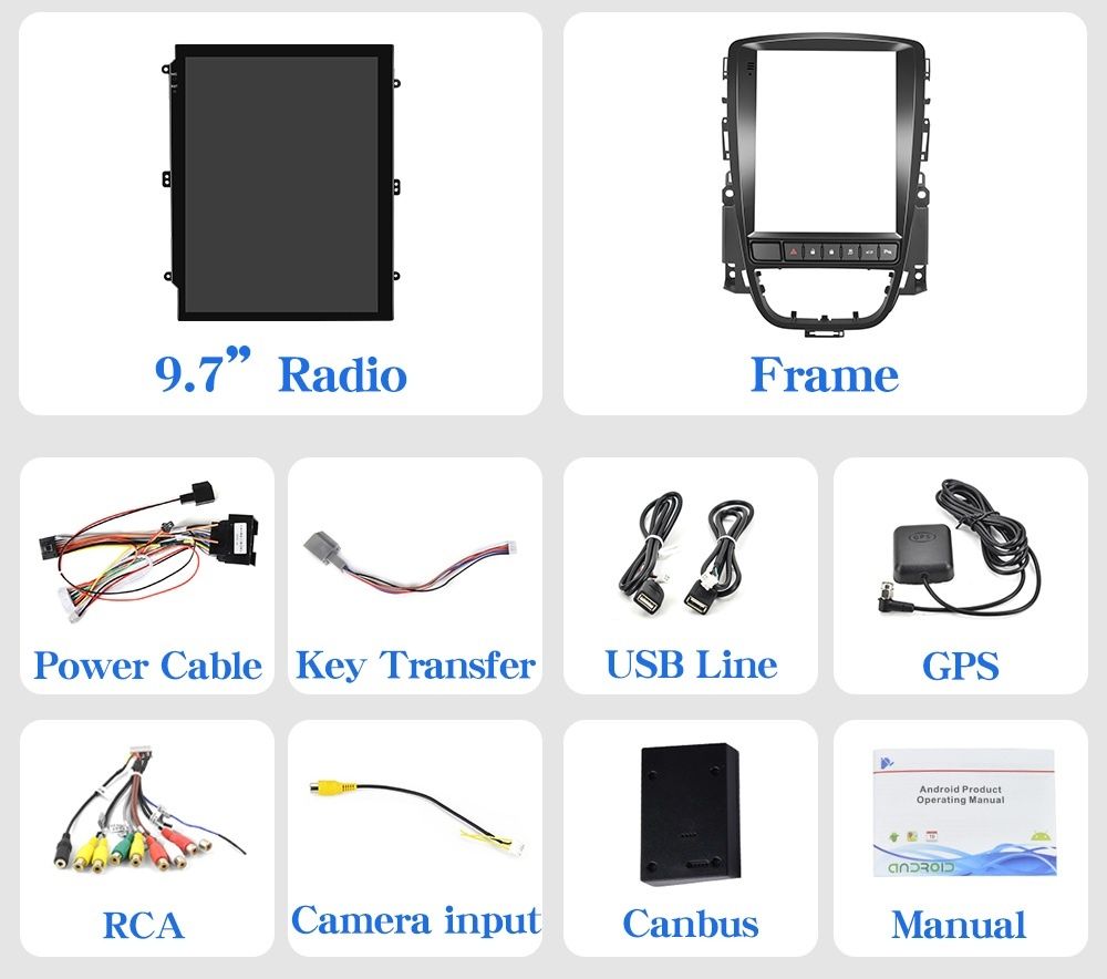 Radio NAVI Android OPEL ASTRA J Tesla Stacja Multimedialna GPS