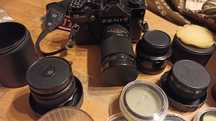 Aparat Zenit 12XP + 4 obiektywy