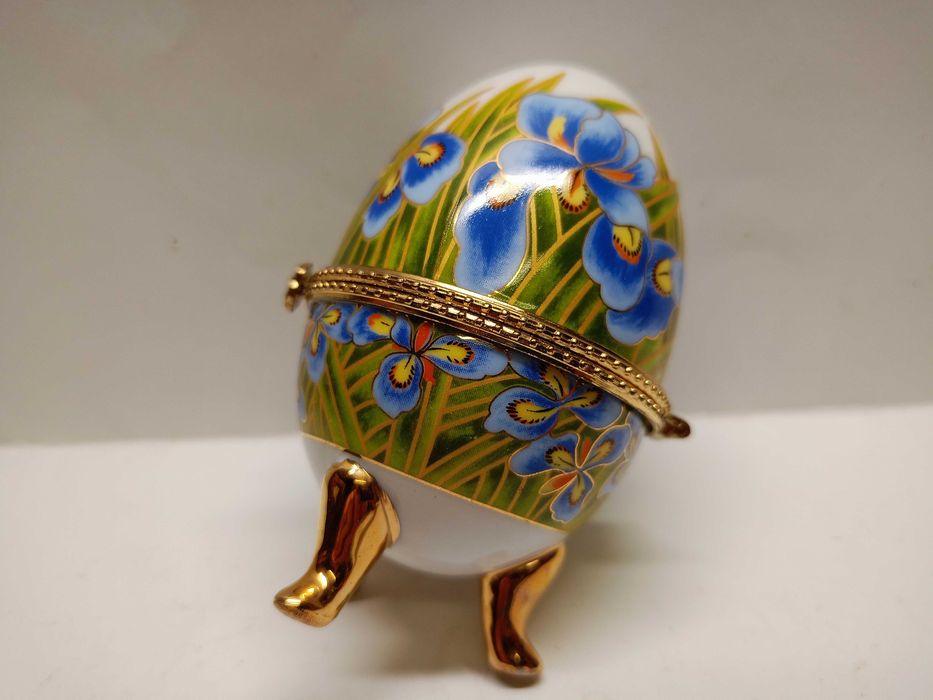 Idealny prezent szkatułka porcelana złocona 1