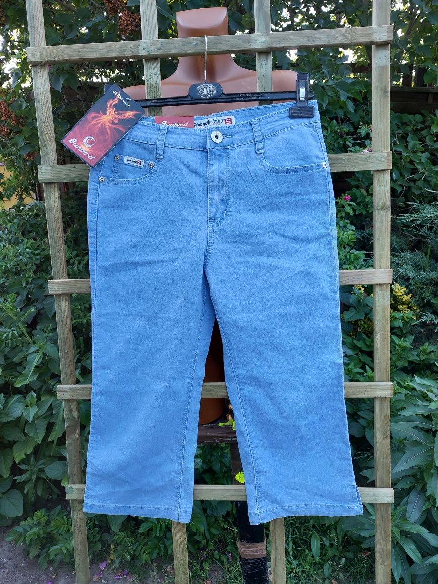 rybaczki damskie jeans NOWE rozmiar 31 firma SUNBIRD