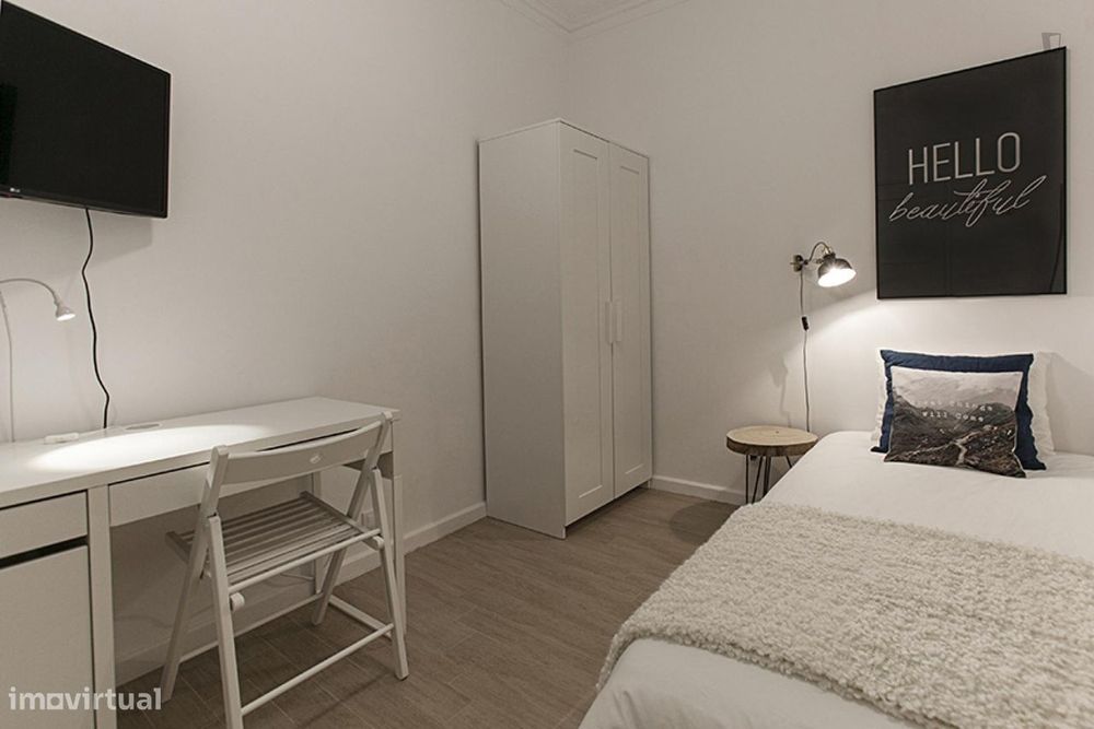 59480 - Quarto com cama de solteiro em...