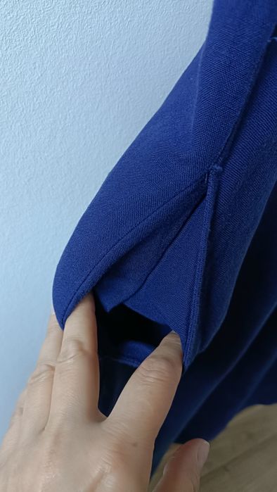 Sukienka damska midi luźna oversize z lnem lniana gładka L XL 44