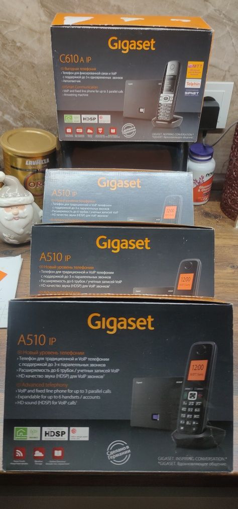 Gigaset A510 IP,  IP-телефон (радиотелефон и IP-станция)