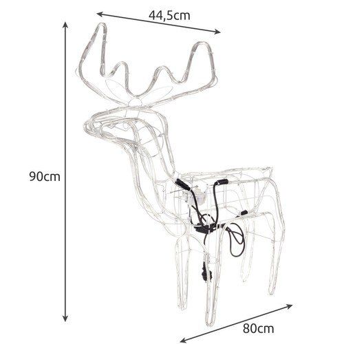 Renifer LED- ciepły biały Ruhhy 22509