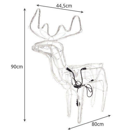 Renifer LED- ciepły biały Ruhhy 22509