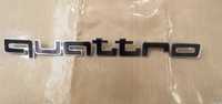 Audi Quattro znaczek emblemat nierdzewka