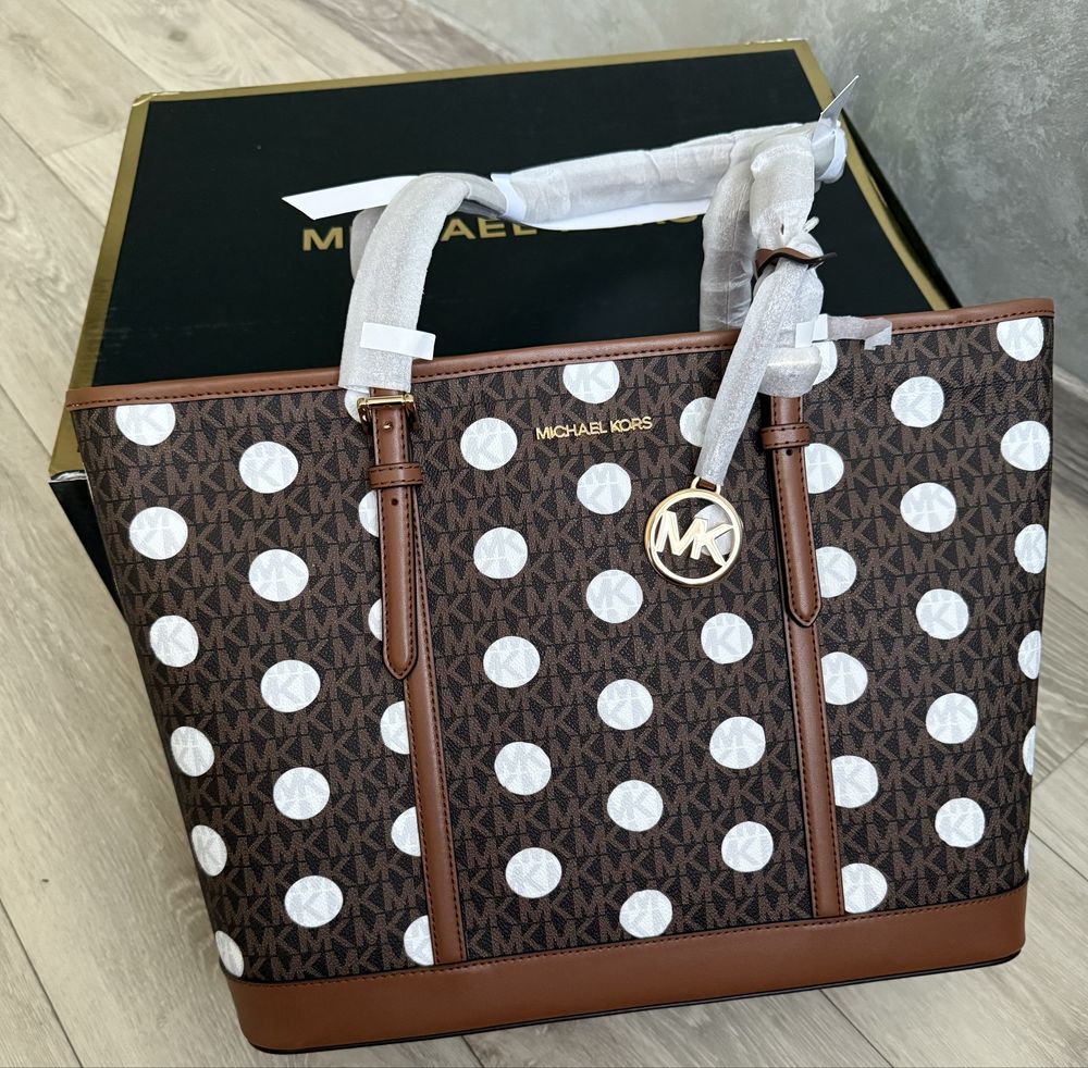 Сумка Michael Kors Jet Set Large Polka Оригінал