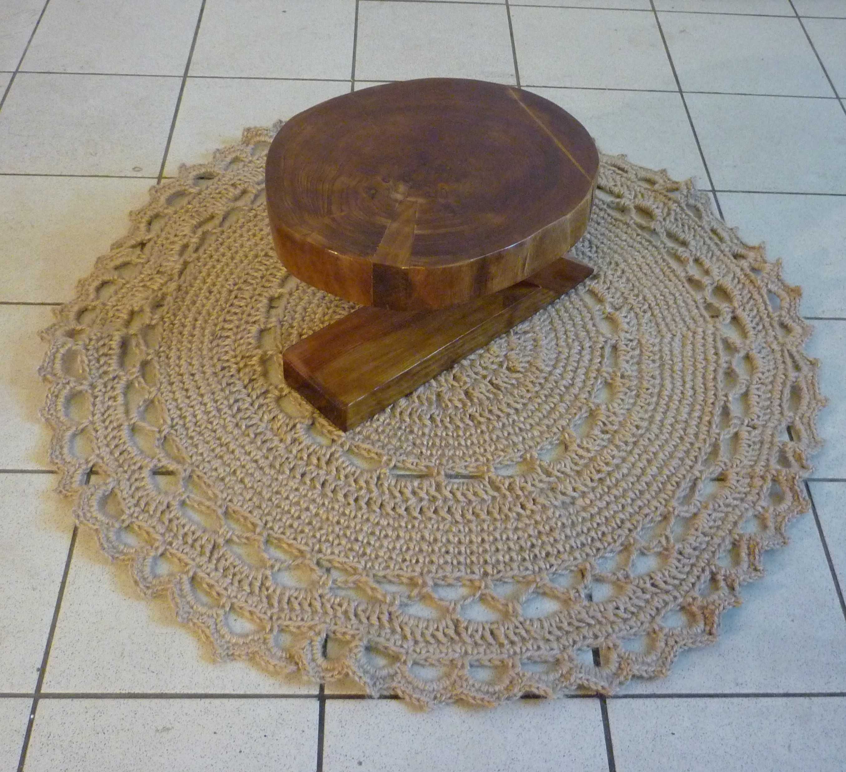 Mesa artesanal rustica