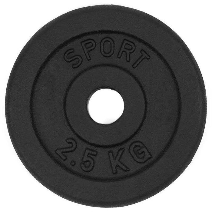 OBCIĄŻENIE ŻELIWNE 100 kg ZESTAW 18 talerzy 28,5mm KR