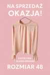 pastelowa bluzka z primark rozmiar 48 – romantyczny styl