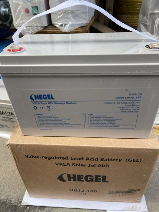 Гелевий Акумулятор GEL 12v.100ah HEGEL.АКБ