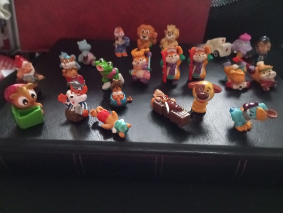 Bonecos Ferrero, MPG, brindes kinder antigos