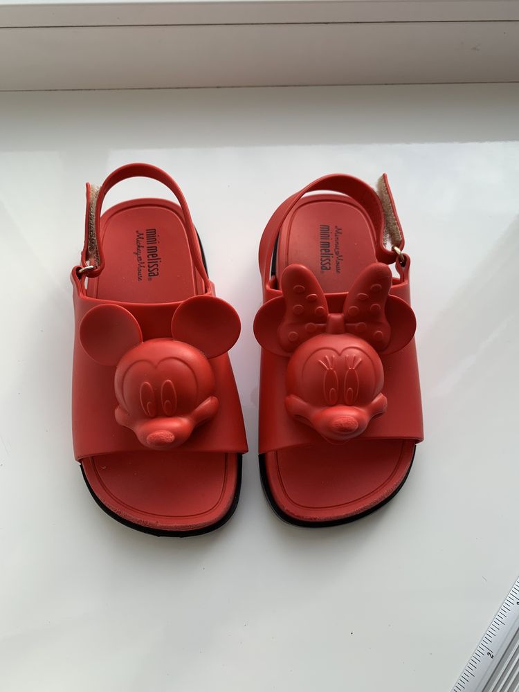 Сандали босоножки 16 см 25 27 mini melissa микки маус