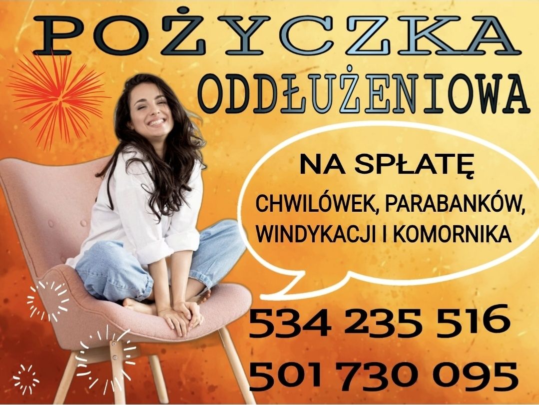 Konsolidacja Chwilówek,  Pożyczka prywatna,  kredyt dla zadłużonych