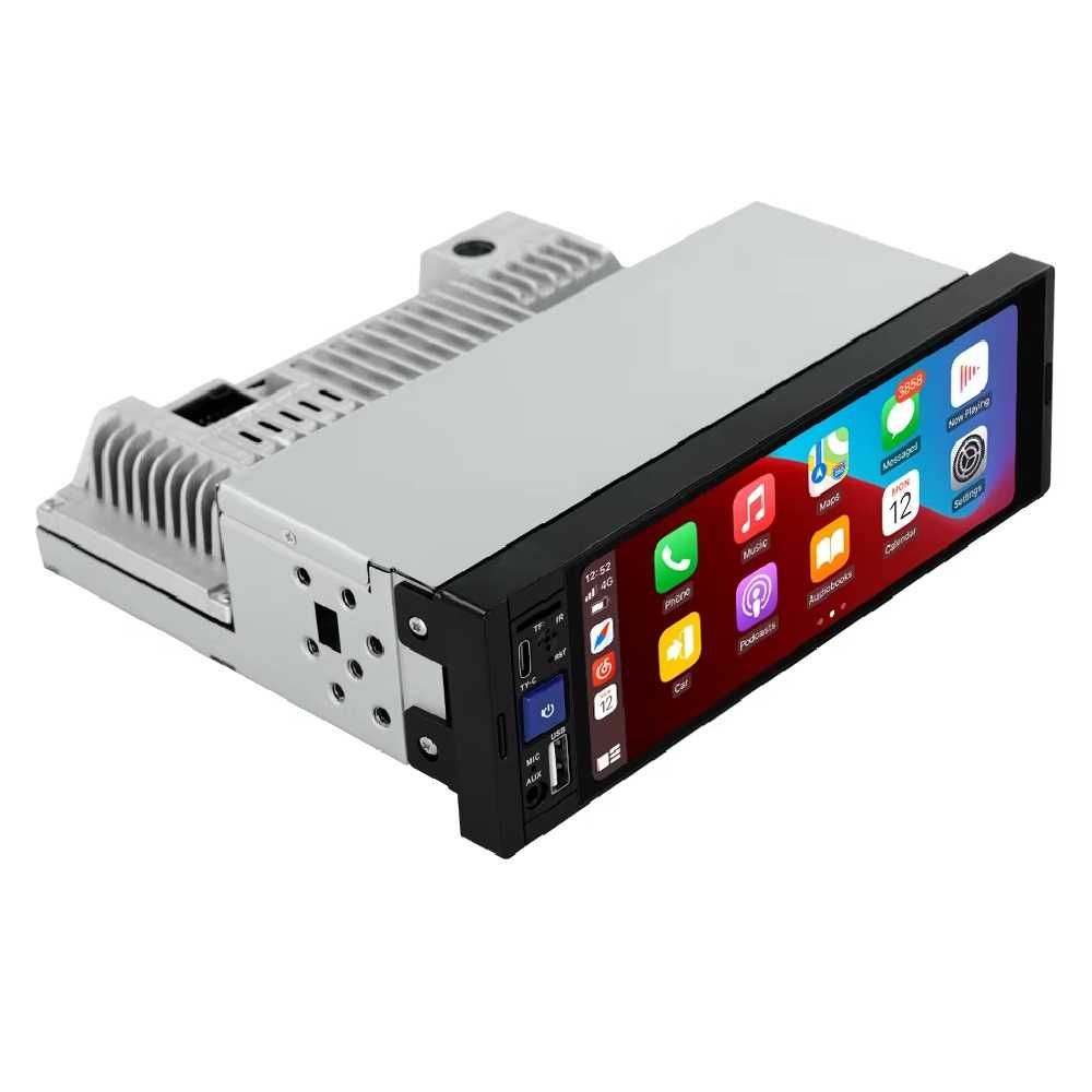 Rádio 1 DIN Android Universal – GPS Carplay - Novo