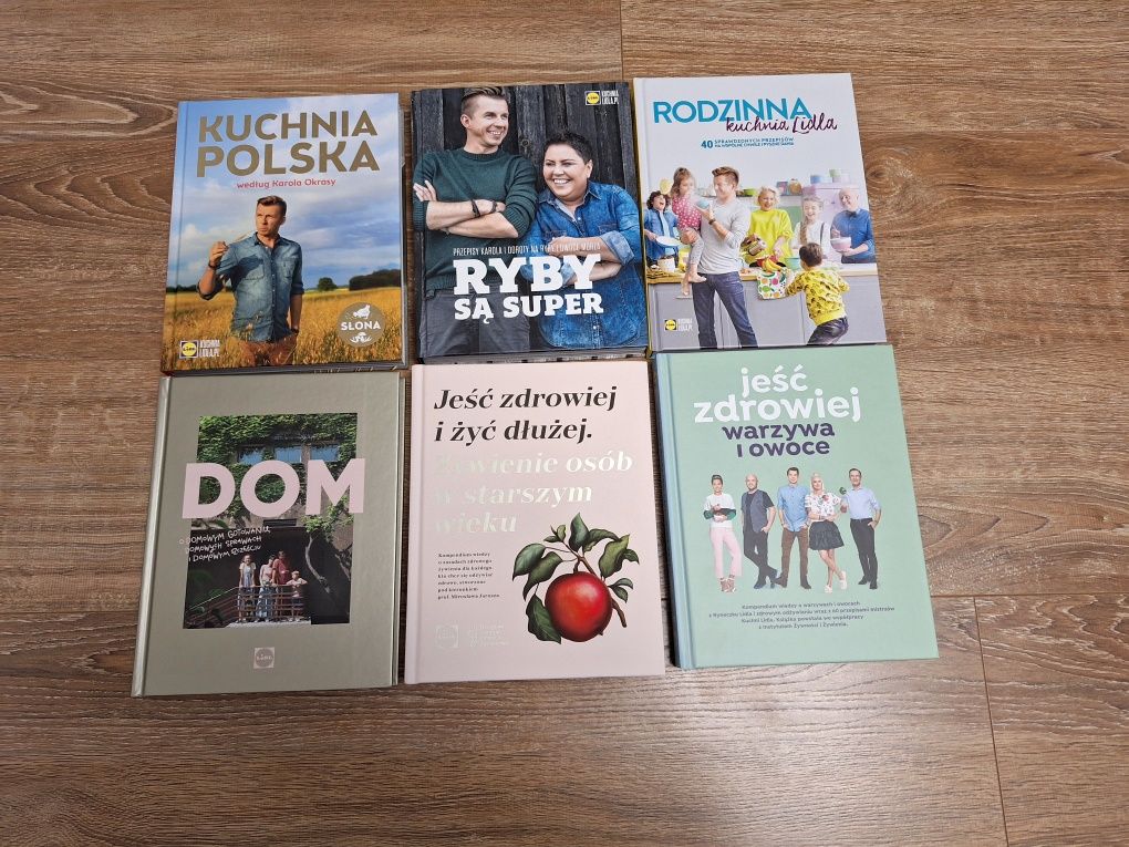 Ksiazki kucharskie Lidl. Kuchnia Lidla. Przepisy