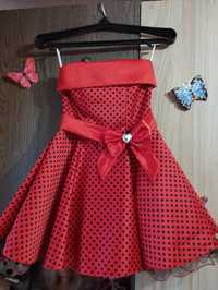 Платье на выпускной ретро, стиляги, Минни Маус.