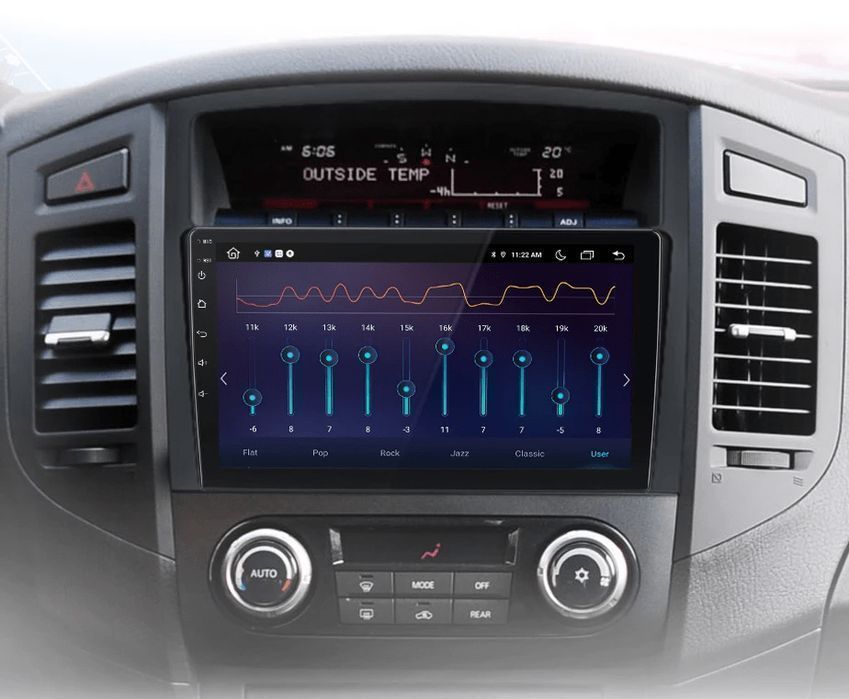 Radio Android do Mitsubishi Pajero 4 (2006 - 2014) 1GB-32GB