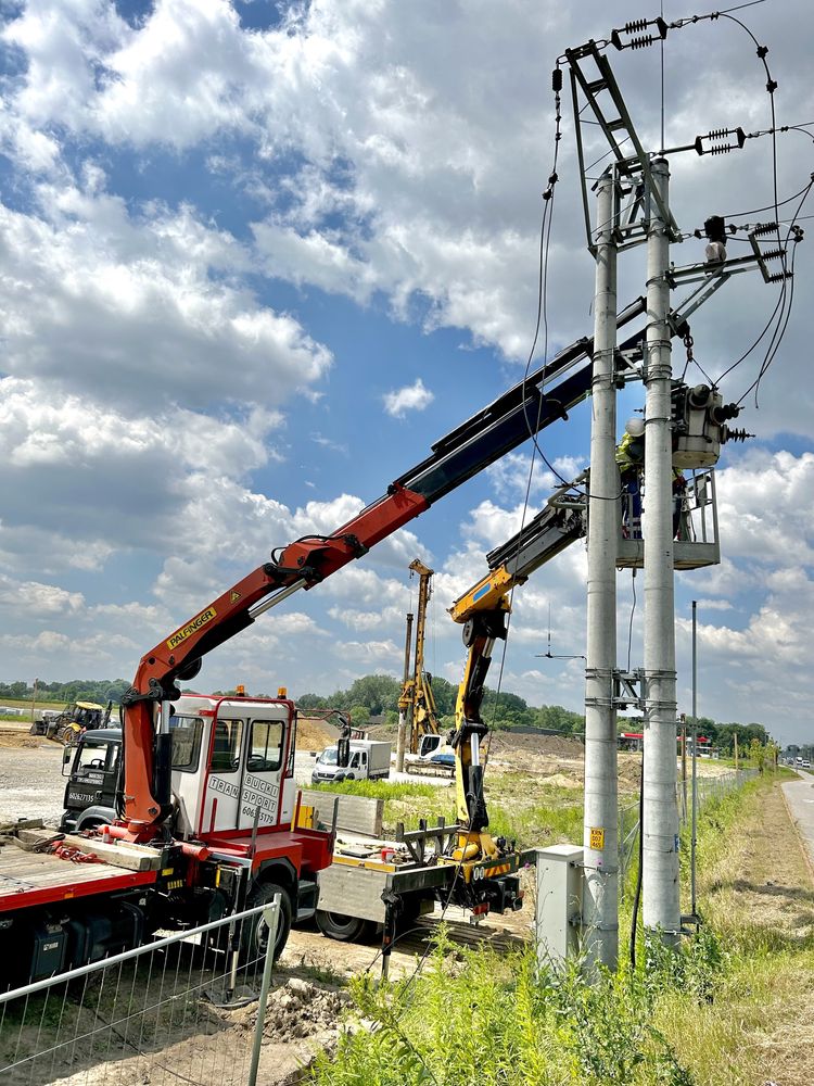 Transport długich elementow w trudno dostepne miejsca HDS dłużyca