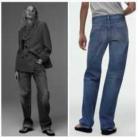 Джинсы джинси зара Zara оригінал 34 boyfriend сині розмір