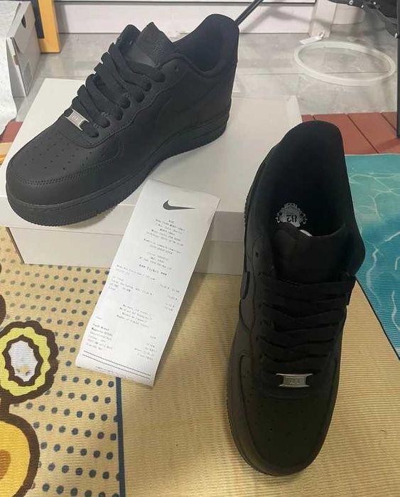 Buty-Trampk-Nike Air Force 1 Low '07 Black R.44