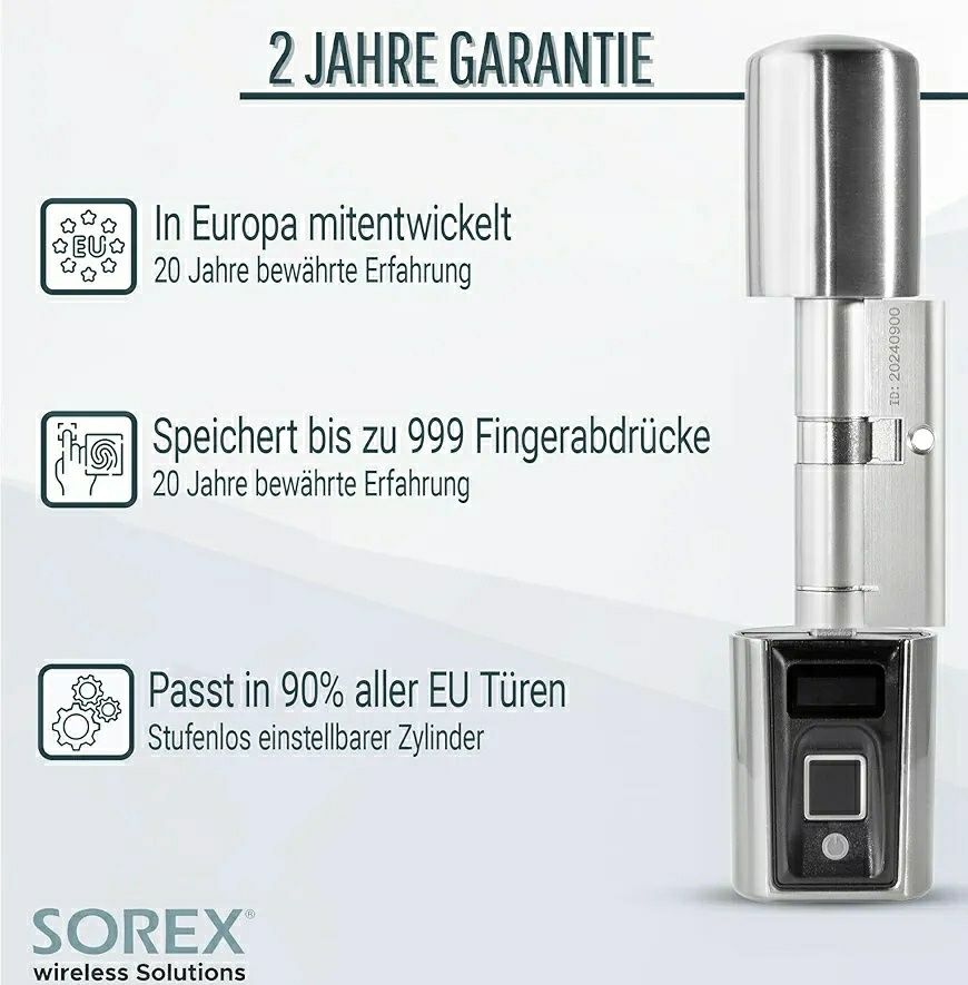 Smart циліндр Sorex Flex з Германії