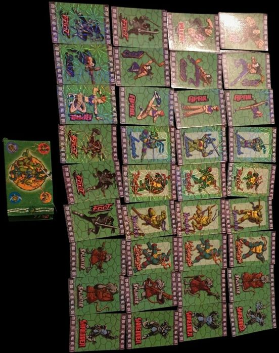 Gra karciana TNMT karty teenage mutant ninja turtles magazyn wojownicz