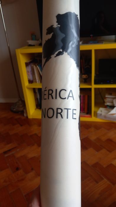 Mapa Mundo Ardósia Chalkboard World Map