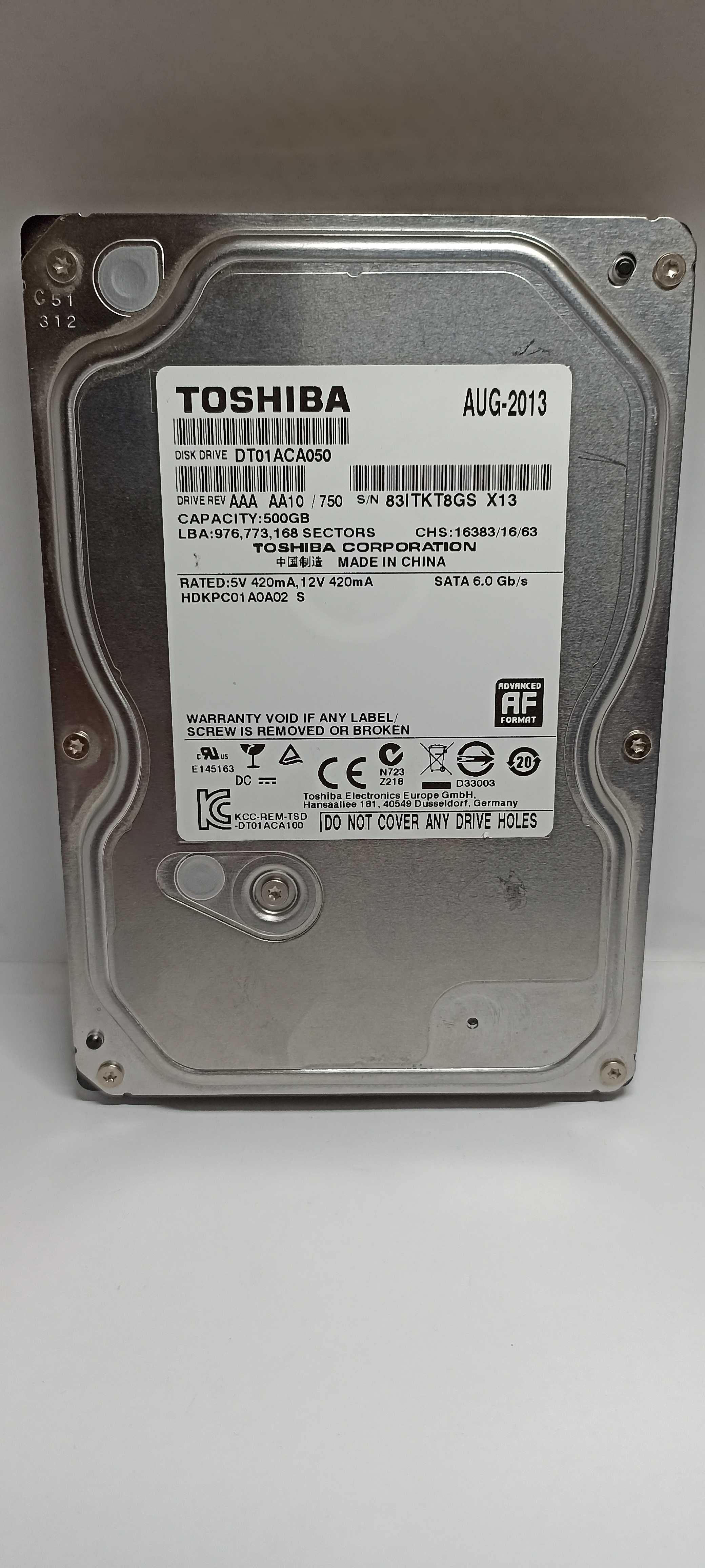 HDD 3.5" Toshiba жесткий диск SATA