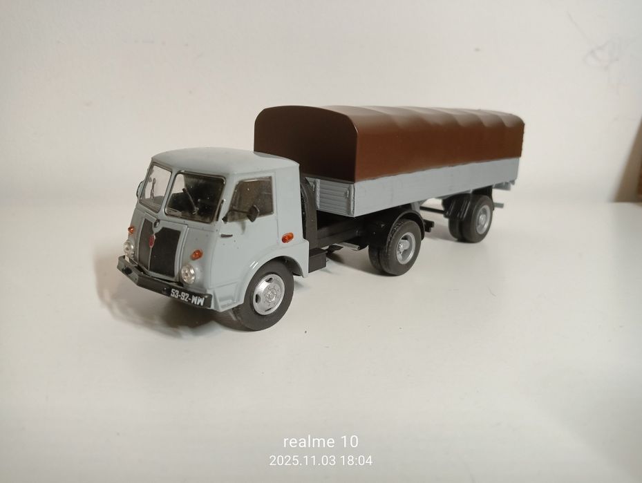 Star 25 z naczepa 1/43 Kultowe Ciężarówki PRL-u