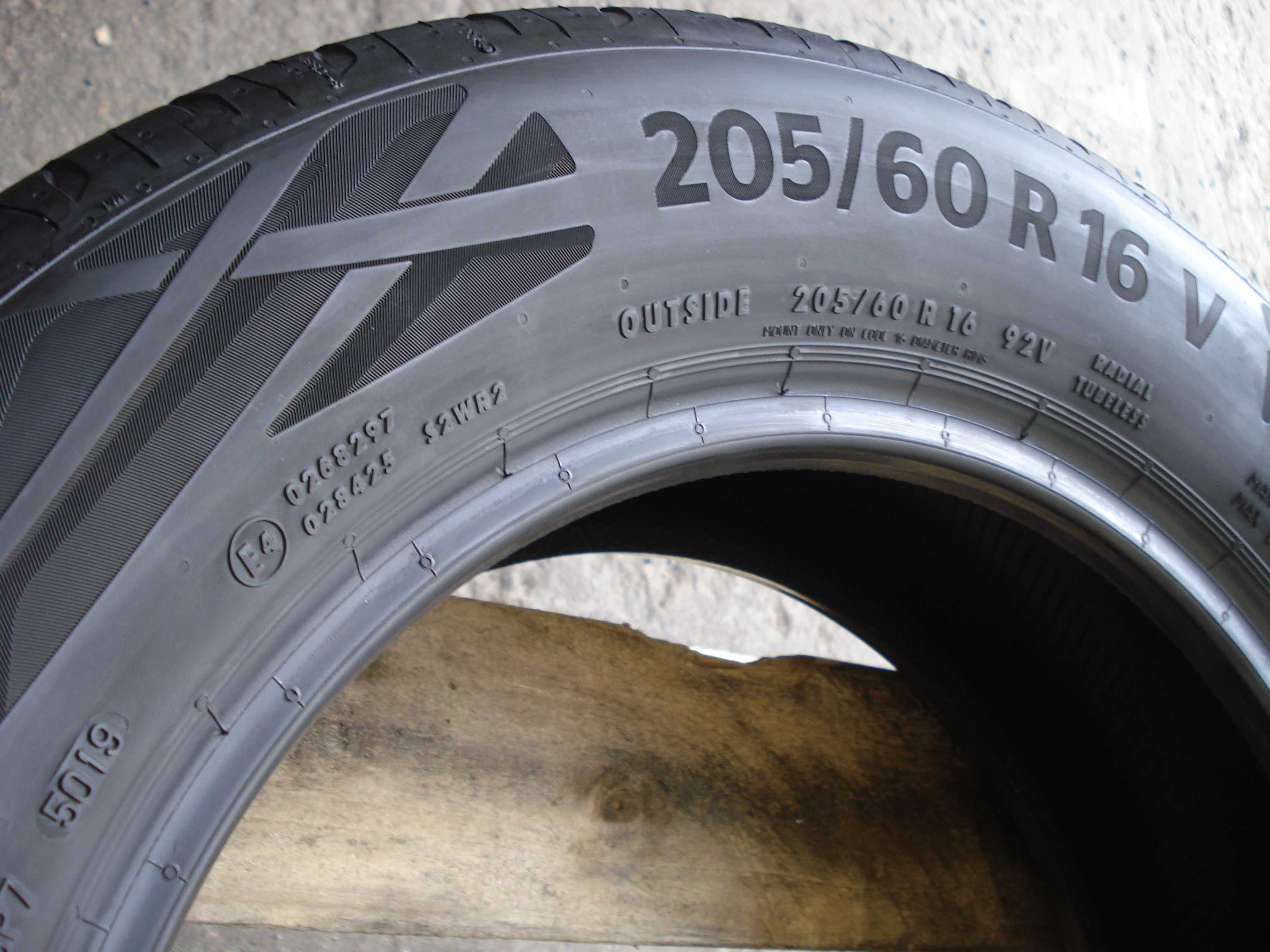 Continental Eco Contact 6  205/60 r 16  2 - sztuki letnie