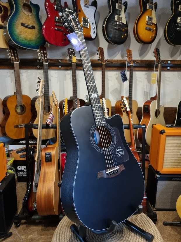 Mantic GT-10DC BK gitara akustyczna z litym świerkowym topem GD10DC