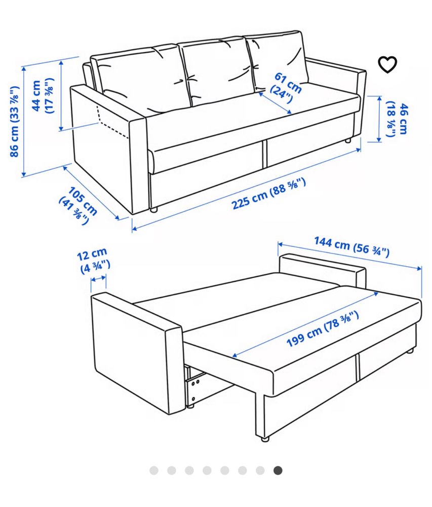 Sofa kanapa rozkladana