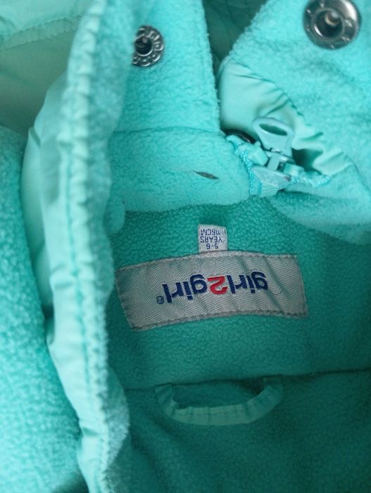 Kurtka zimowa dziewczęca rozmiar 116