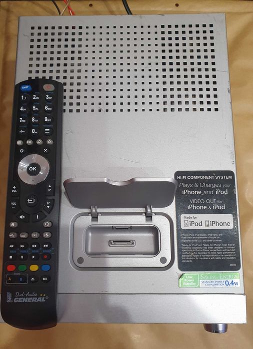 mini wieża SHARP XL-HF200PH(S) - Hi Fi SHARP XL-HF200PH S + pilot