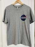 Koszulka H&M 170 S NASA szara bawełna t-shirt