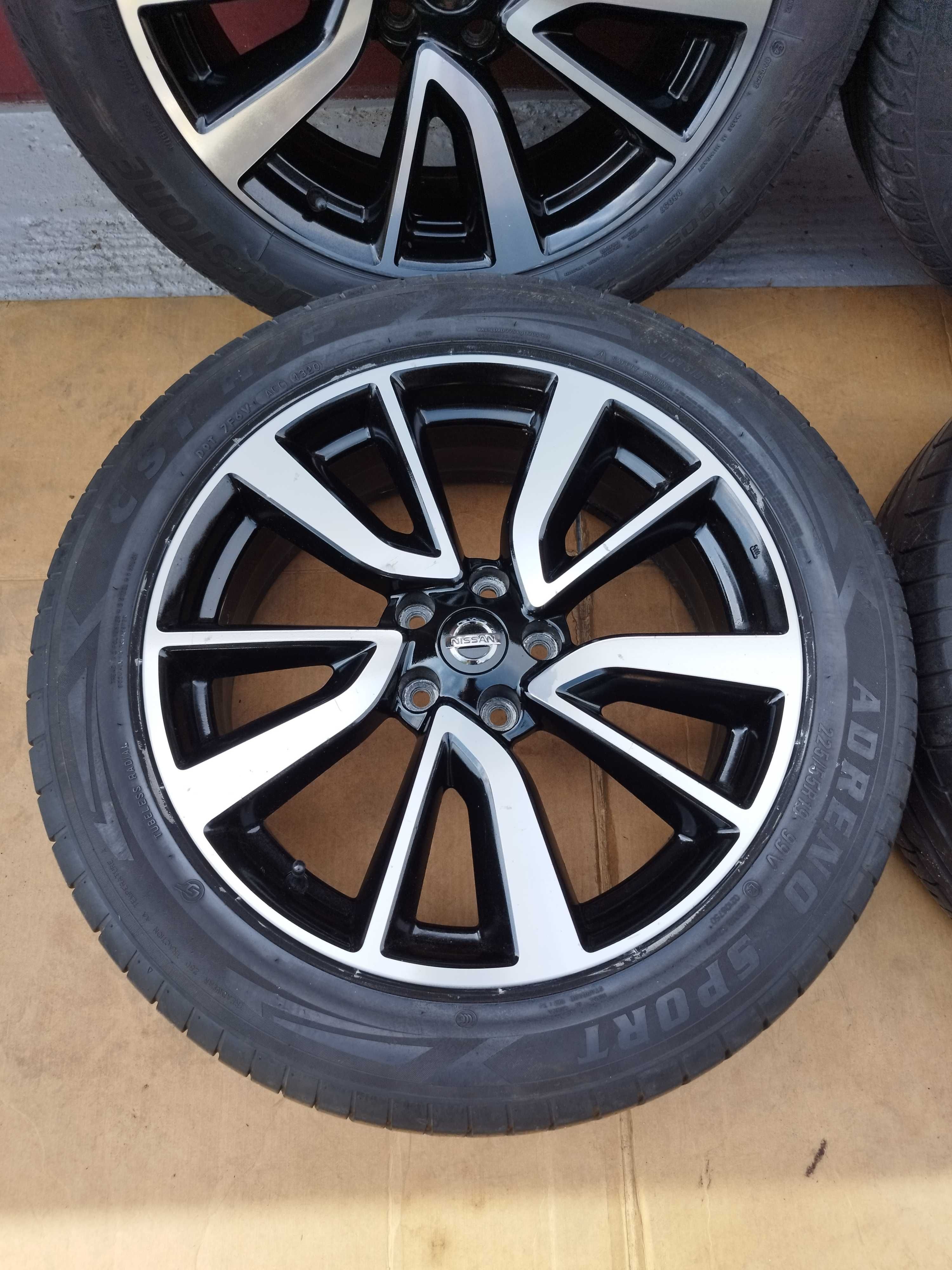 Komplet Lato czujniki 225/55R19 oryginał NISSAN X-trail T32, Kadjar