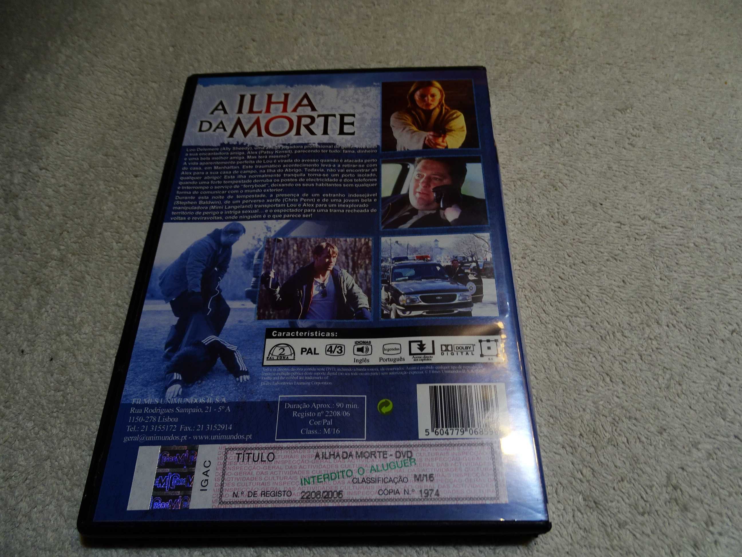 DVD-A ilha da morte-Stephen Baldwin